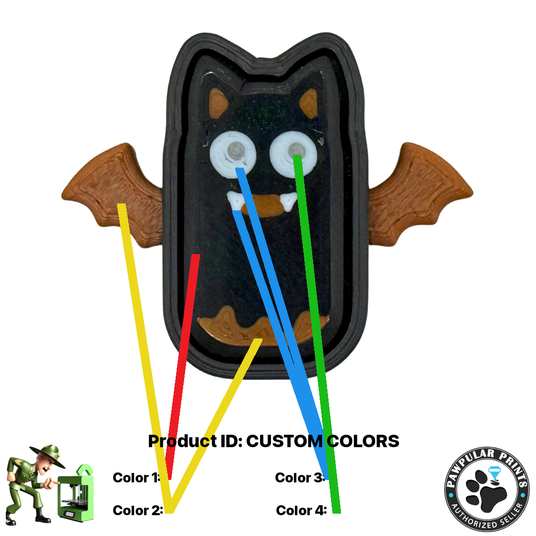 đŠ Bat Fidget Clicker Smiley Fangs đŠ