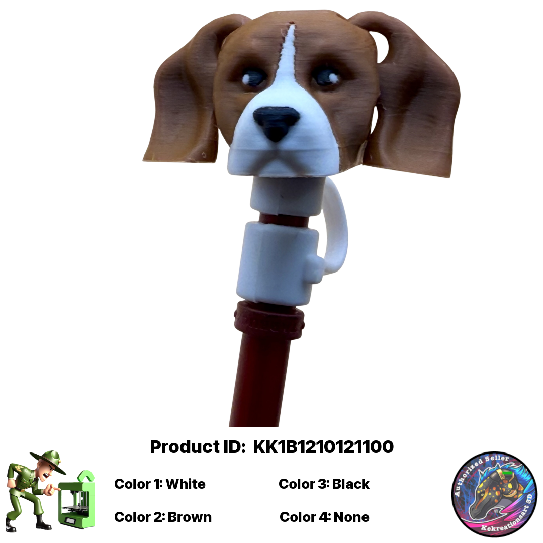 🐾 Baby Basset Pocket Pal Straw Topper 🐾