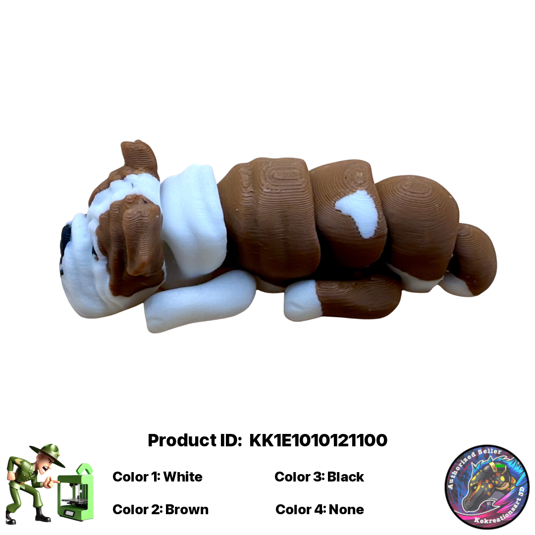 🐾 Baby BullDog Figurine Pocket Pal Keychain / Zipper Pull 🐾