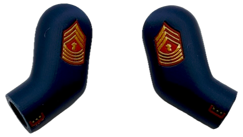 🦅🌎⚓ Big Brick Style USMC Marine Corps Dress Blues Figurine 🦅🌎⚓