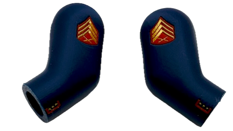 🦅🌎⚓ Big Brick Style USMC Marine Corps Dress Blues Figurine 🦅🌎⚓
