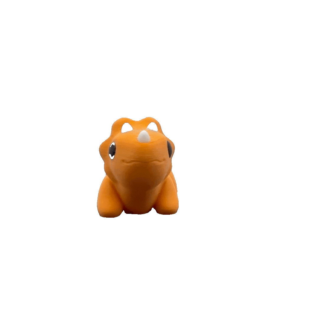 🦖 Baby Triceratops Pocket Pal Figurine 🦖