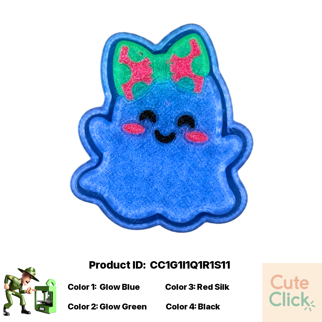 👻 Spooky Glowing Ghost Girl Clicker 👻