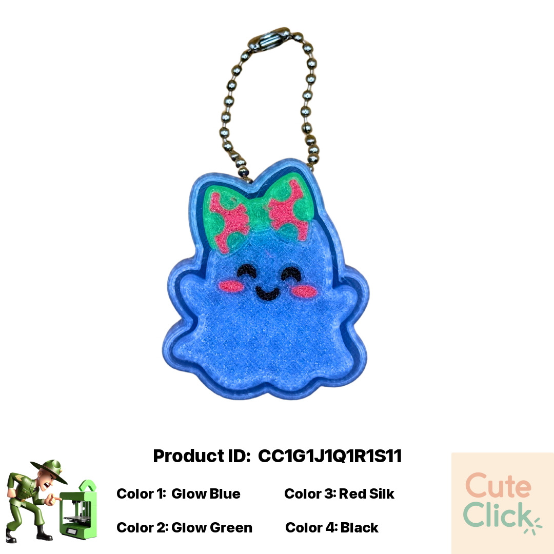 👻 Spooky Glowing Ghost Girl Clicker 👻