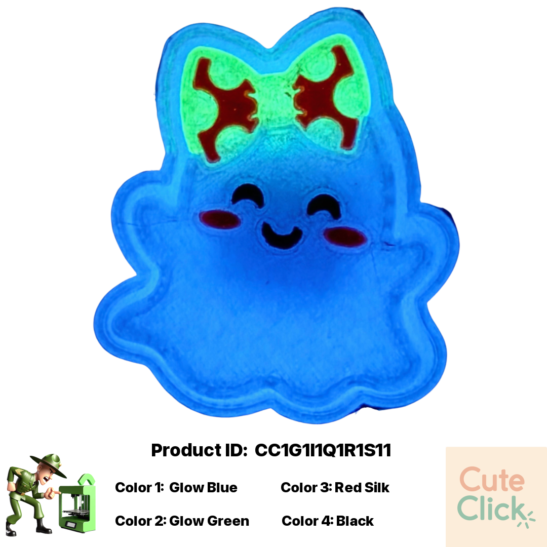 👻 Spooky Glowing Ghost Girl Clicker 👻