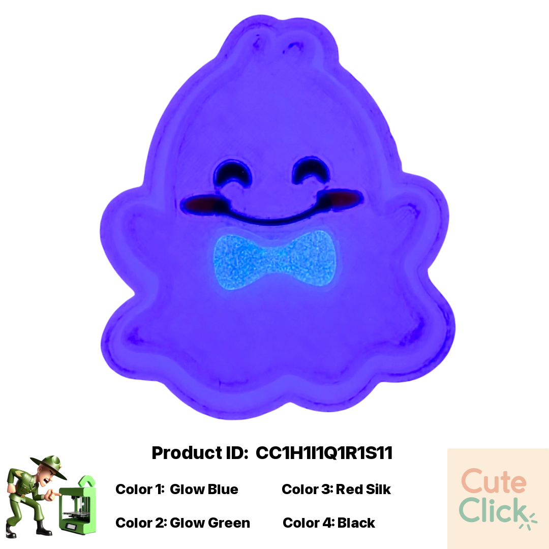 👻 Spooky Glowing Ghost Boy Clicker 👻