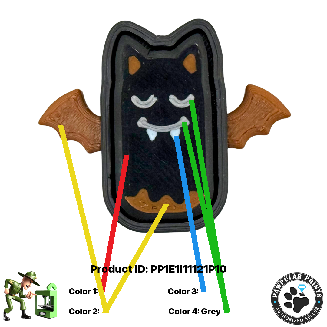 🦇 Bat Fidget Clicker Sleepy Fangs 🦇