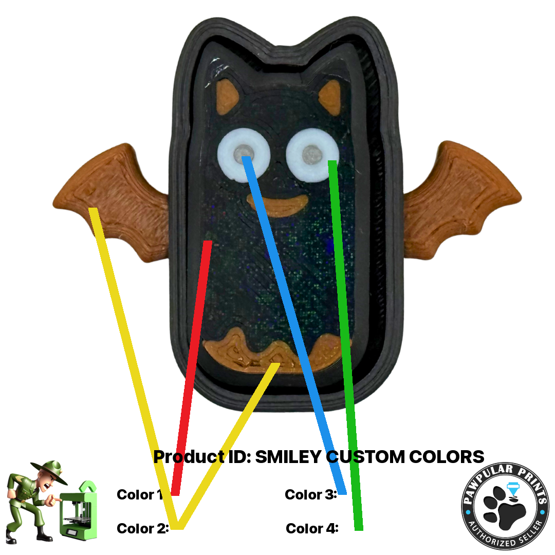 🦇 Bat Fidget Clicker Smiley Face 🦇