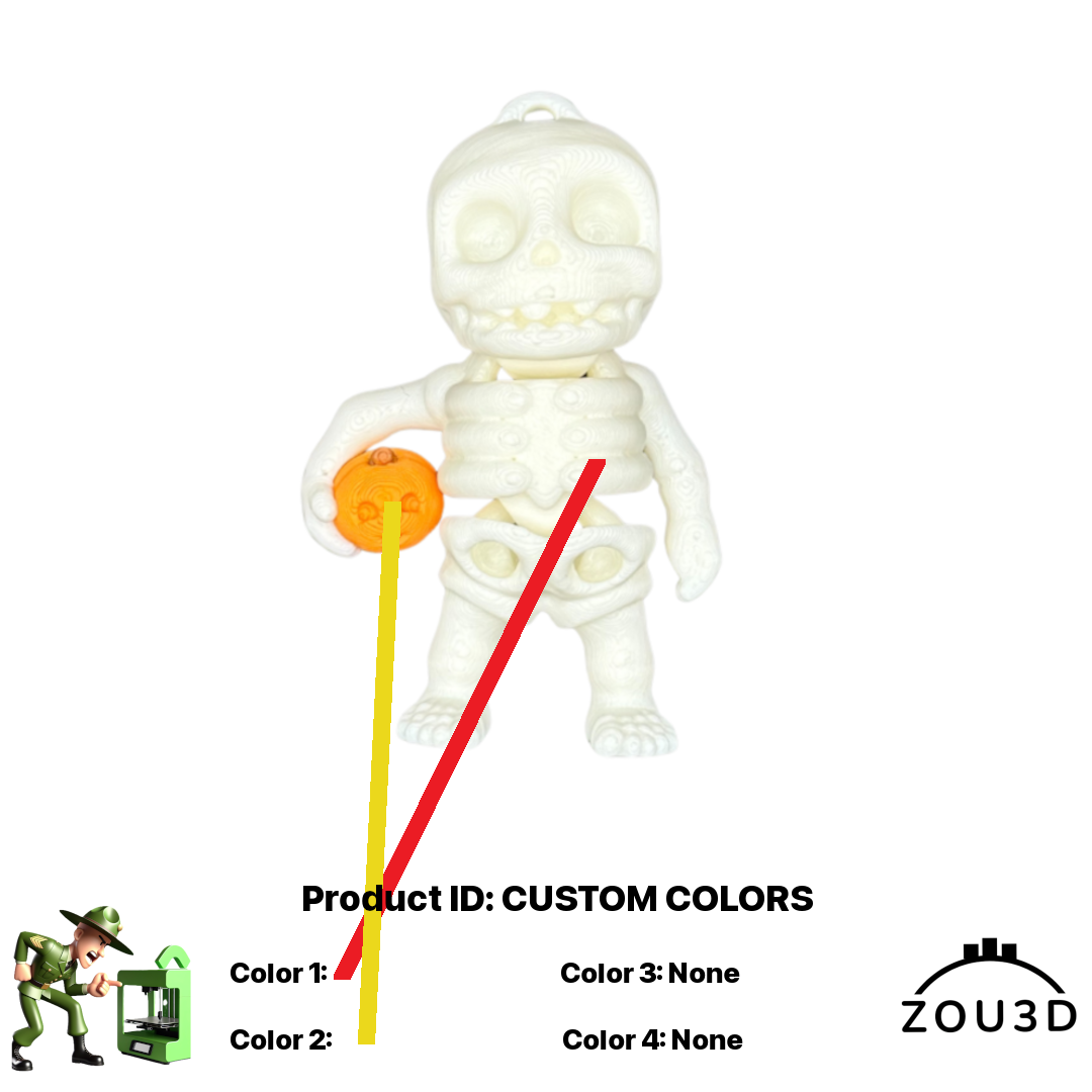 💀🎃 Skeleton Holding Jack-O-Lantern 🎃💀