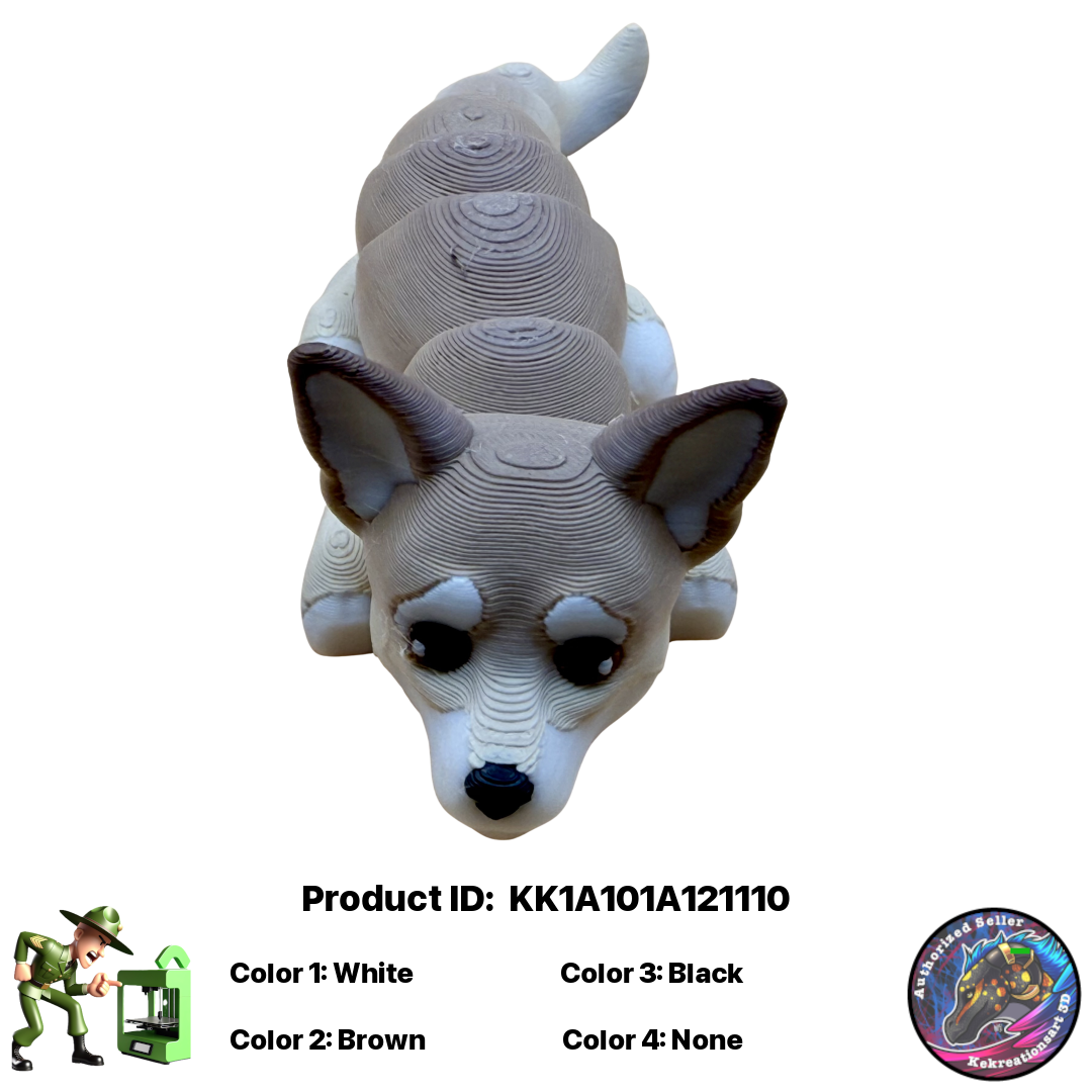 🐾 Baby Chihuahua Puppy Figurine Pocket Pal Keychain / Zipper Pull 🐾