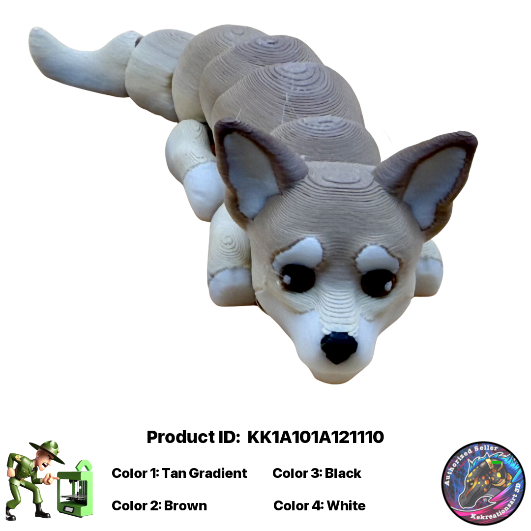 🐾 Baby Chihuahua Puppy Figurine Pocket Pal Keychain / Zipper Pull 🐾