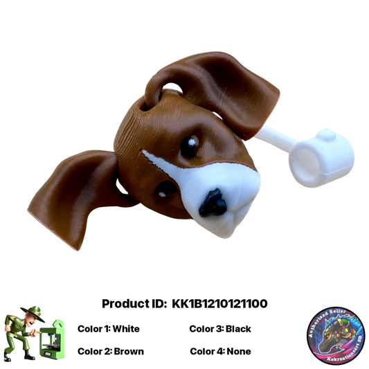 🐾 Baby Basset Pocket Pal Straw Topper 🐾