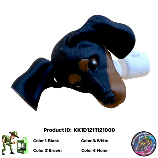 🐾 Baby Dachshund Pocket Pal Straw Topper 🐾