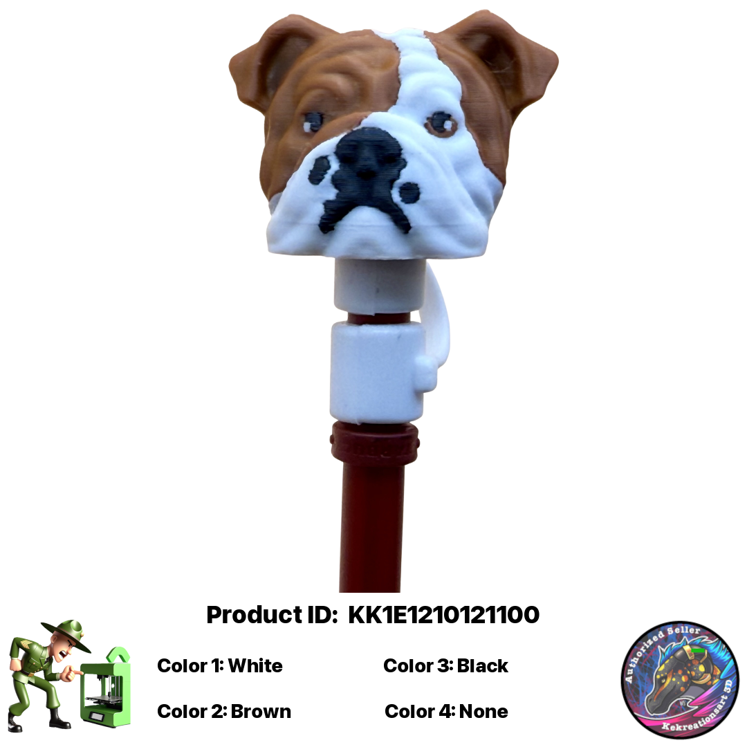 🐾 Baby Bulldog Pocket Pal Straw Topper 🐾