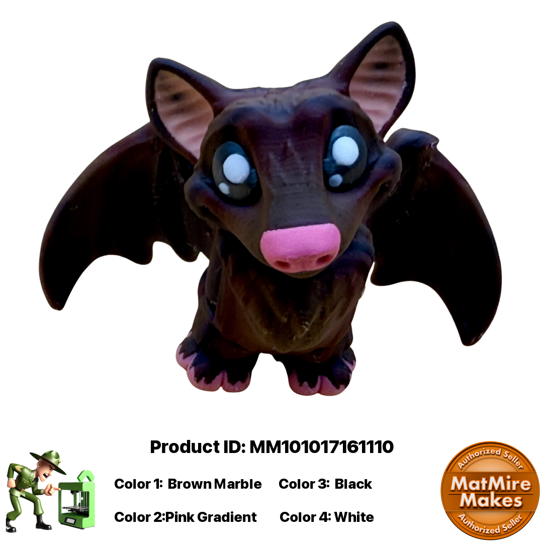 🦇 Bat Figurine Pocket Pal Keychain / Zipper Pull 🦇