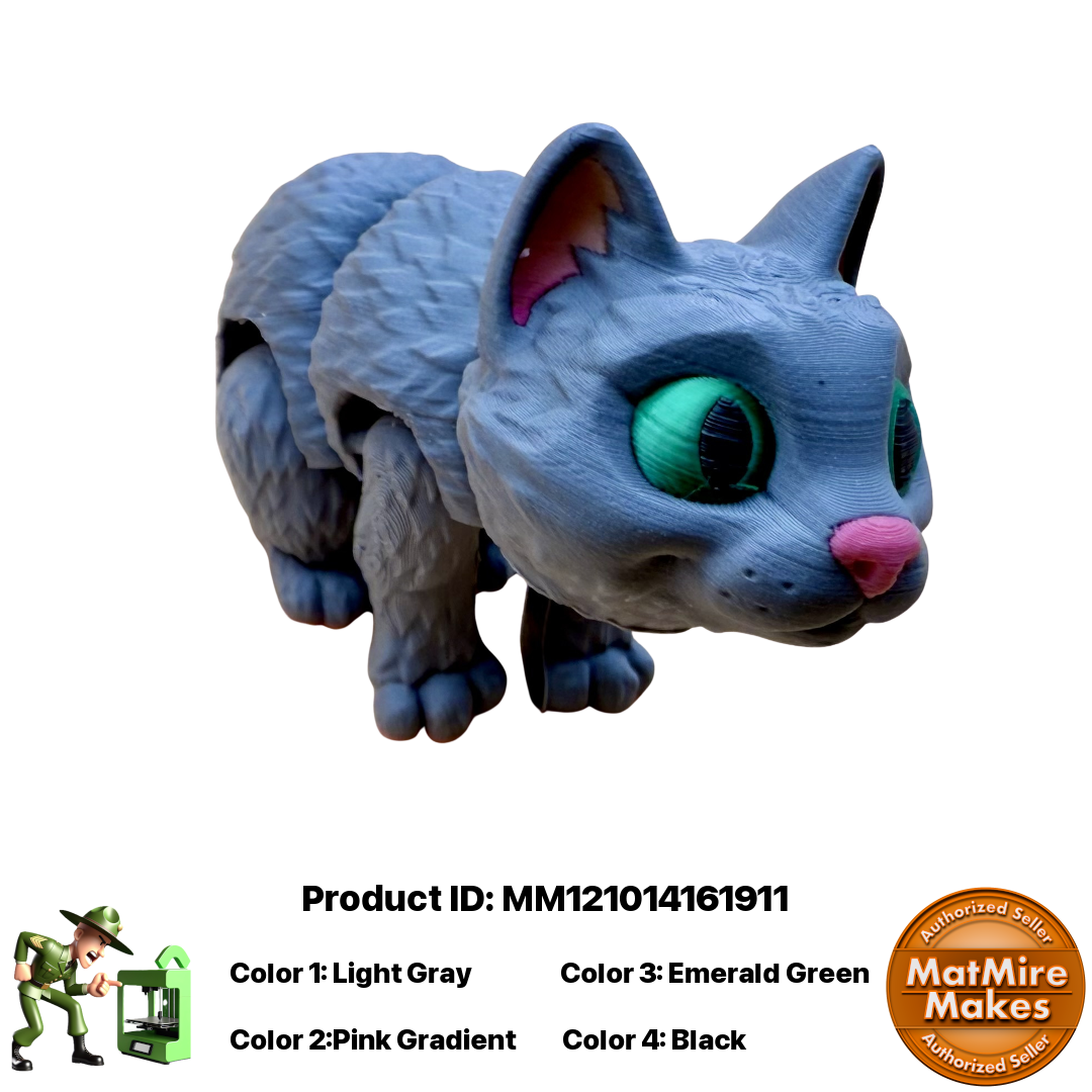 🐾 Cat Figurine Pocket Pal Keychain / Zipper Pull 🐾