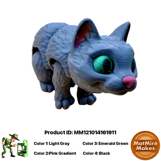 🐾 Cat Figurine Pocket Pal Keychain / Zipper Pull 🐾