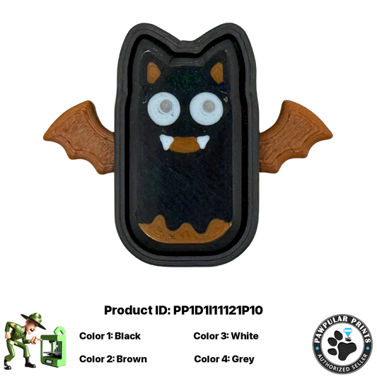 🦇 Bat Fidget Clicker Smiley Fangs 🦇