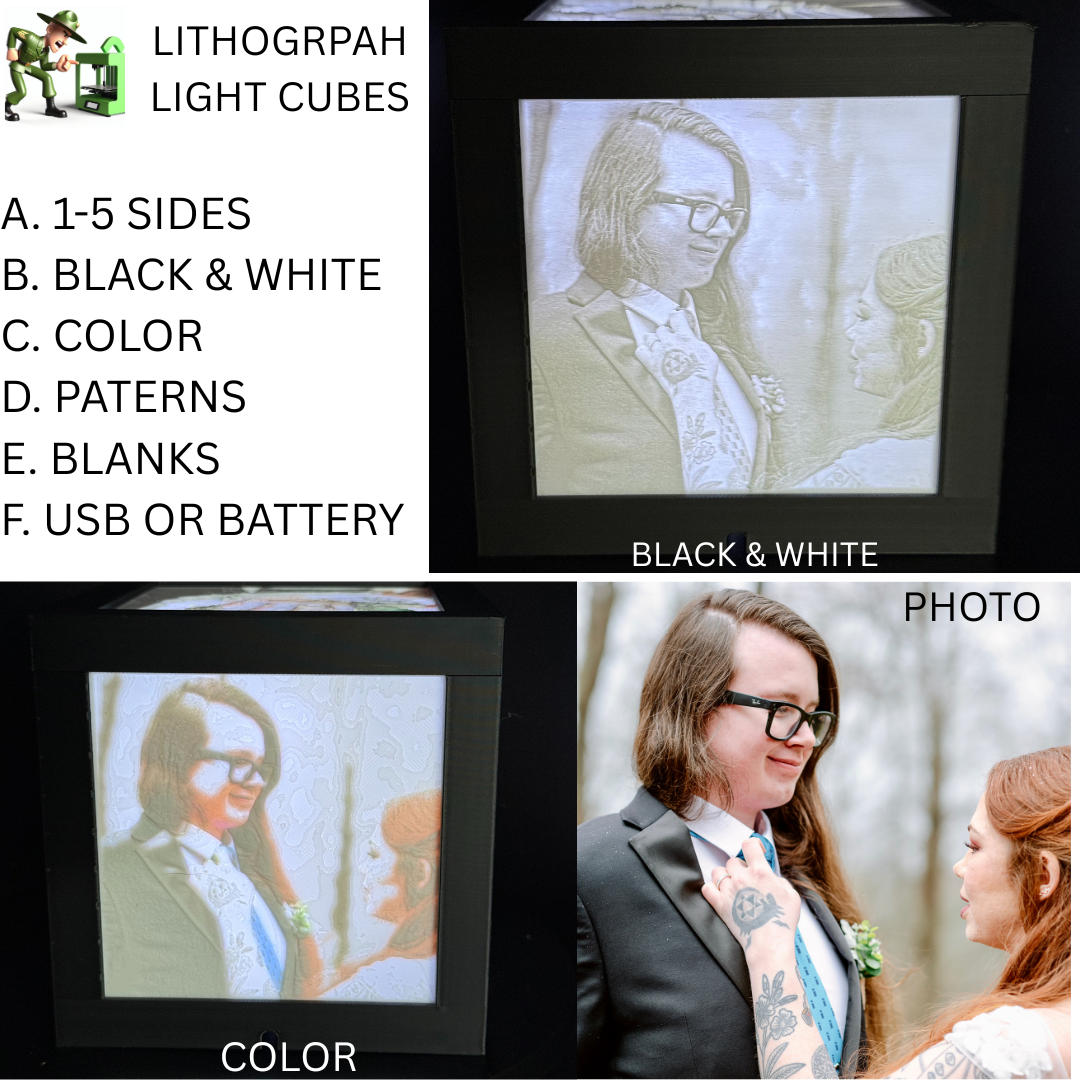 🖼️ Custom Lithograph Lantern - Personalize with Your Photos 🖼️