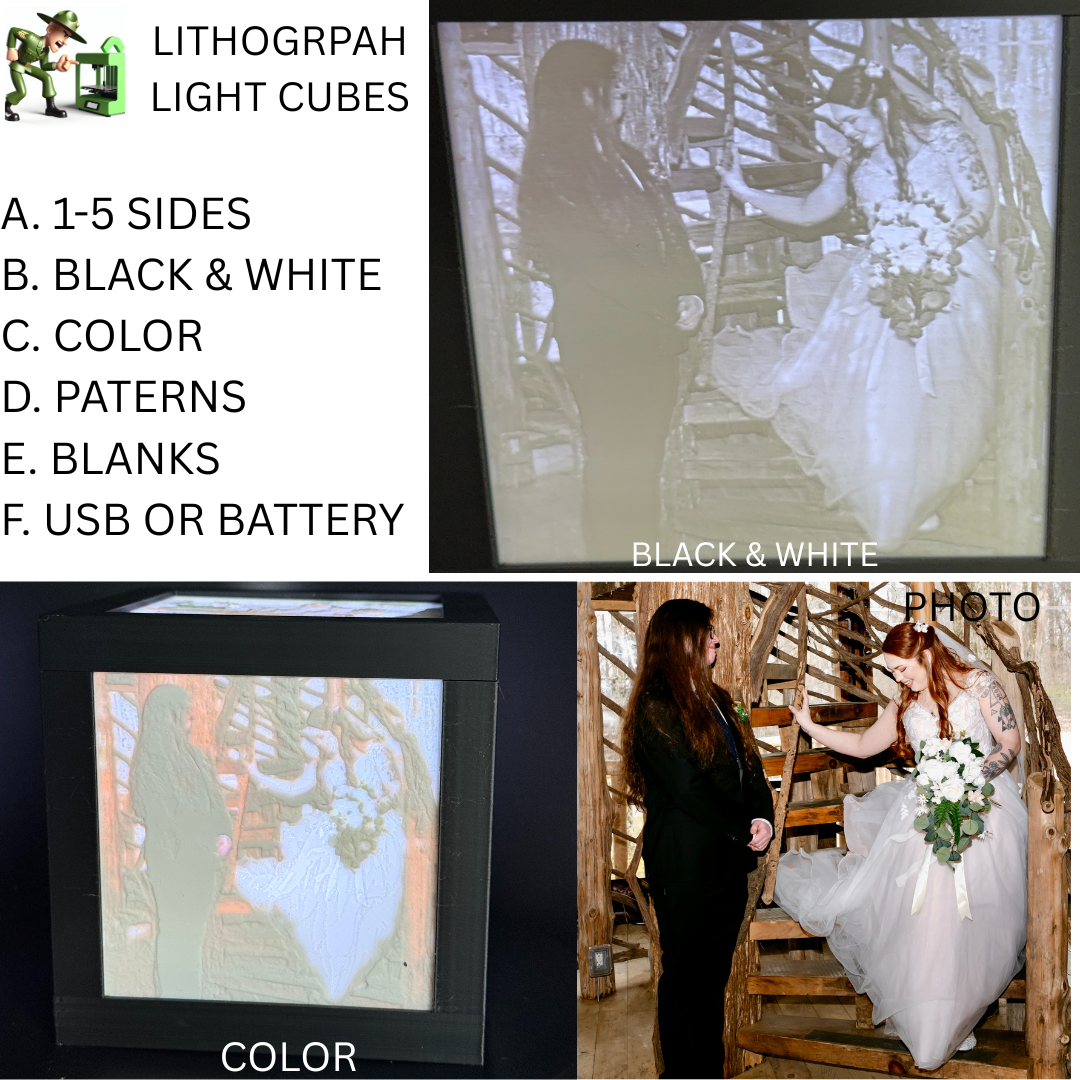 🖼️ Custom Lithograph Lantern - Personalize with Your Photos 🖼️