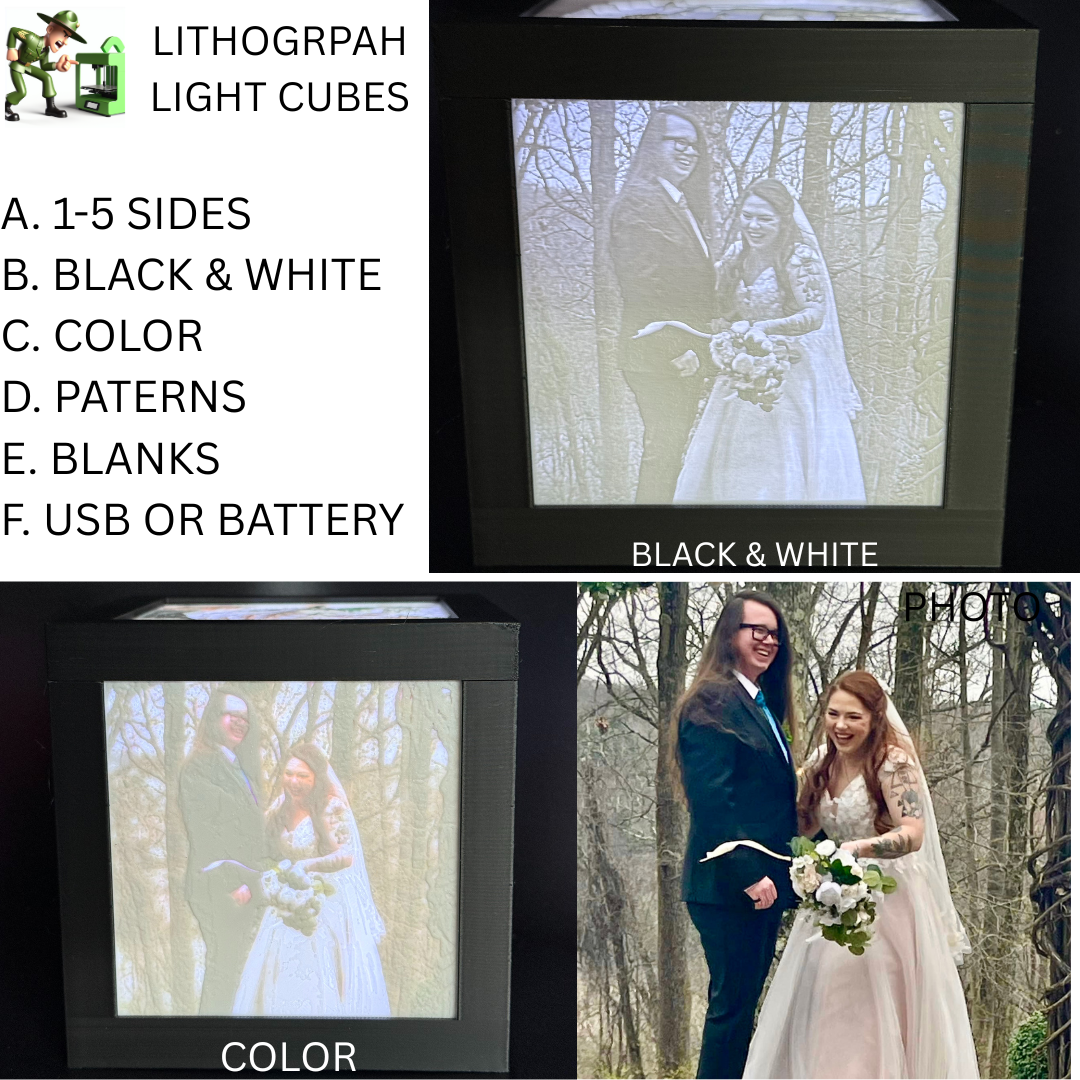 🖼️ Custom Lithograph Lantern - Personalize with Your Photos 🖼️