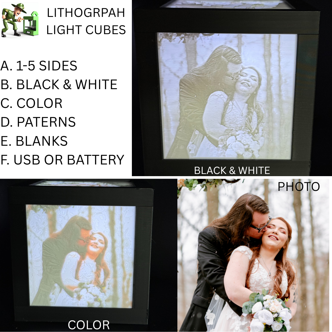 🖼️ Custom Lithograph Lantern - Personalize with Your Photos 🖼️