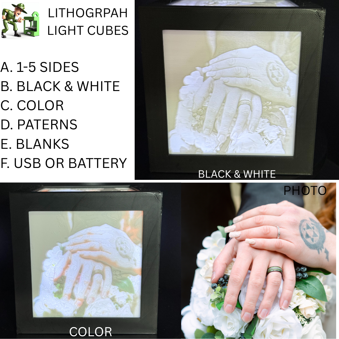 🖼️ Custom Lithograph Lantern - Personalize with Your Photos 🖼️
