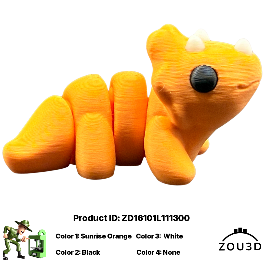 🦖 Baby Triceratops Pocket Pal Figurine 🦖